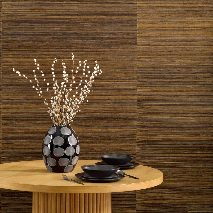 Bahia Sandy Natural Woven wallcovering